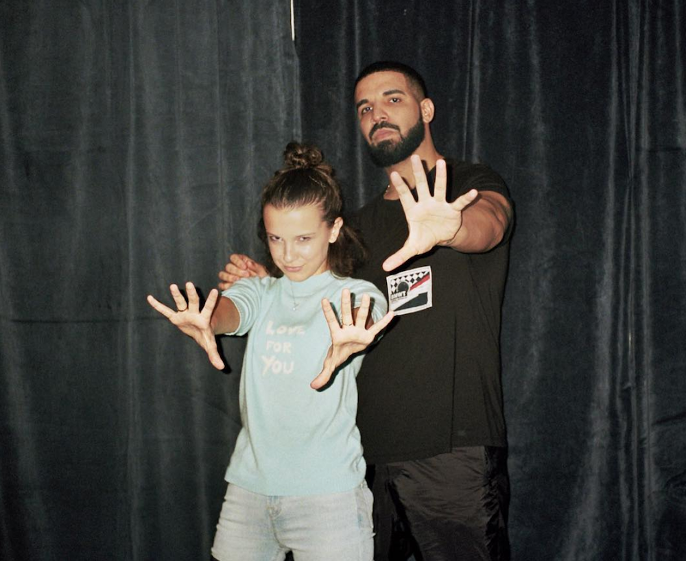 drake millie bobby relationship strange