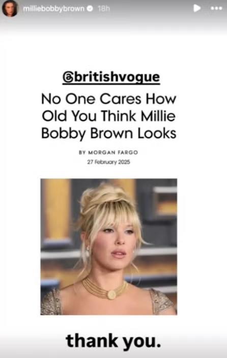 millie bobby brown clapback 67c2ecdf1580c